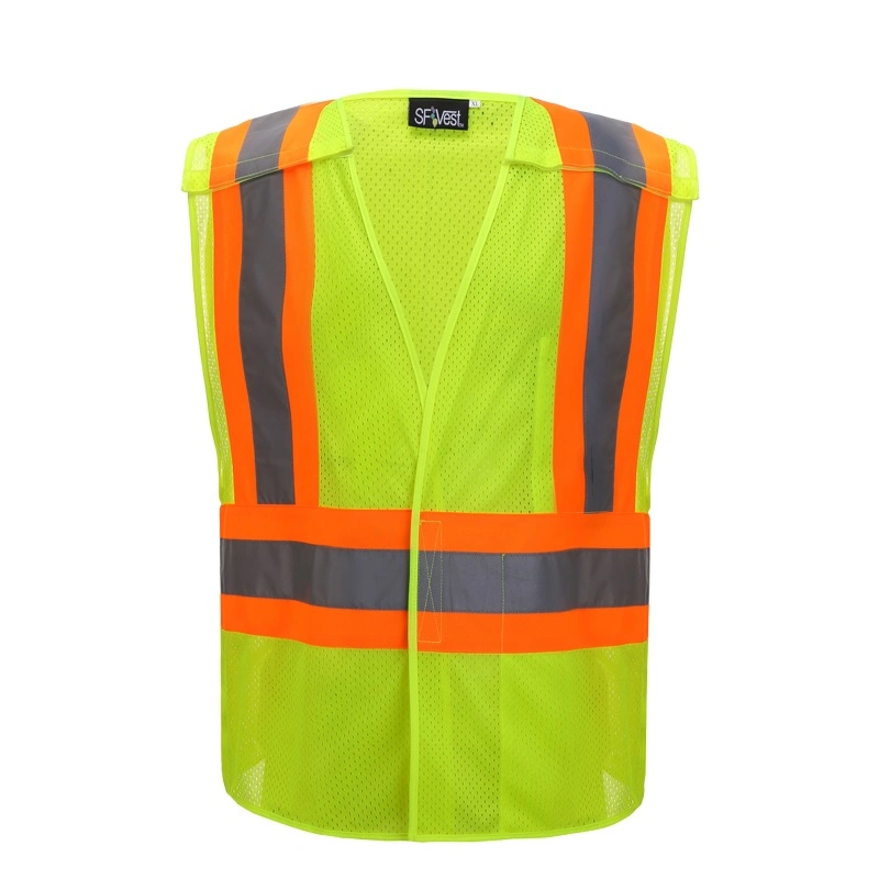 Produit de travail de la route de la Hi Viz Gilet de sécurité réfléchissant uniforme de l'aéroport