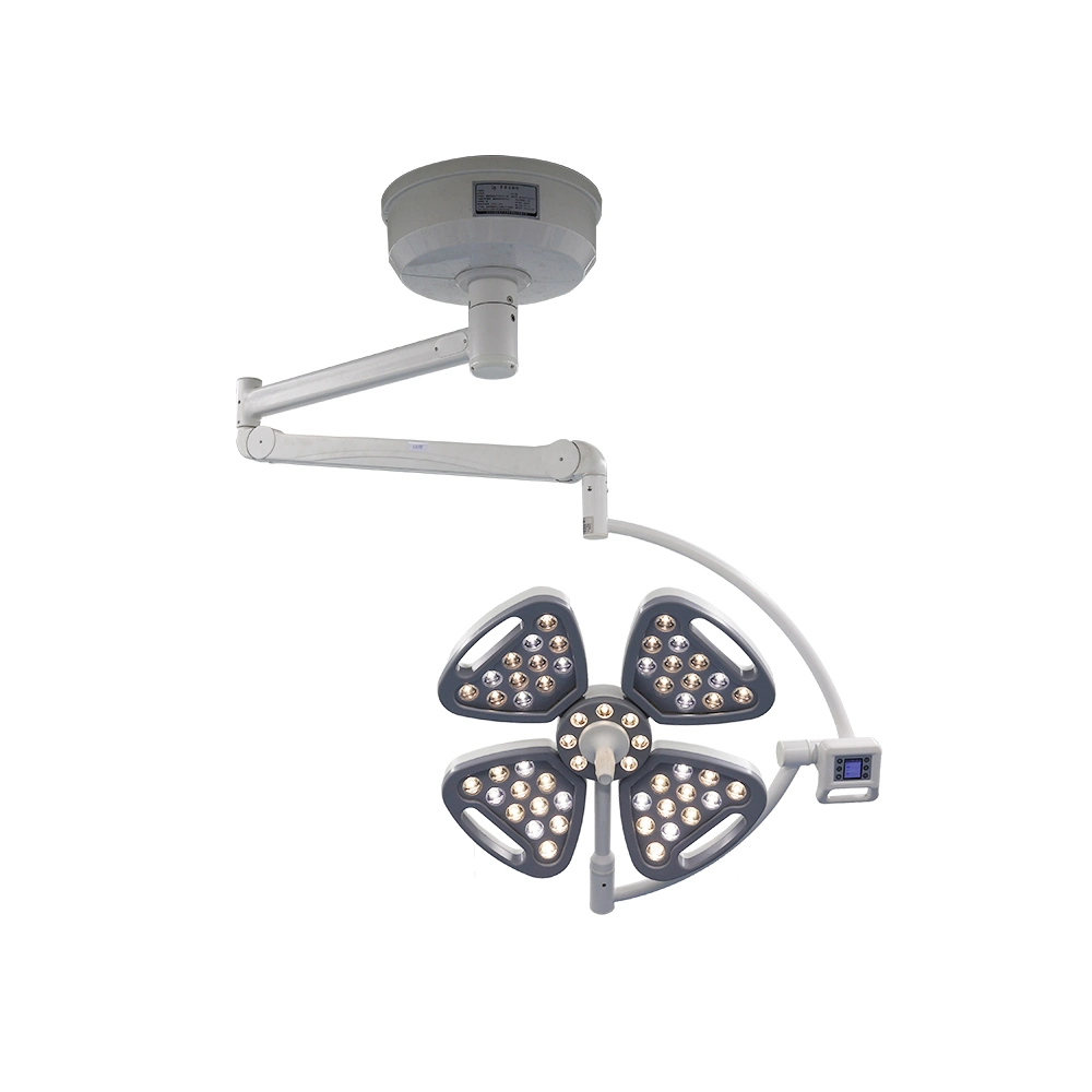 Quality Assured New Design Petal Type Double Dome Hospital Surgical LED Ot Light Shadow Less Surgical Lamp