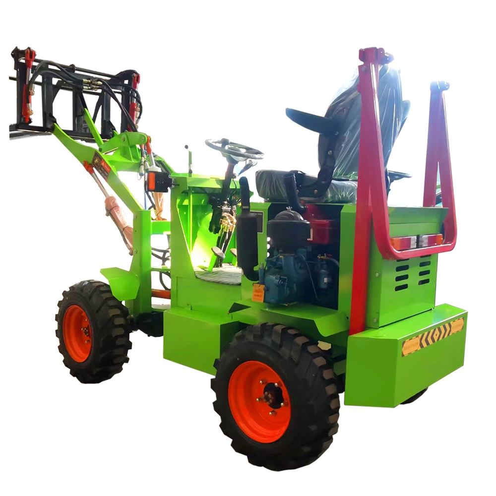 730kg Hydraulic China Coal Group Woodenbox Mini Wheel Diesel Loader