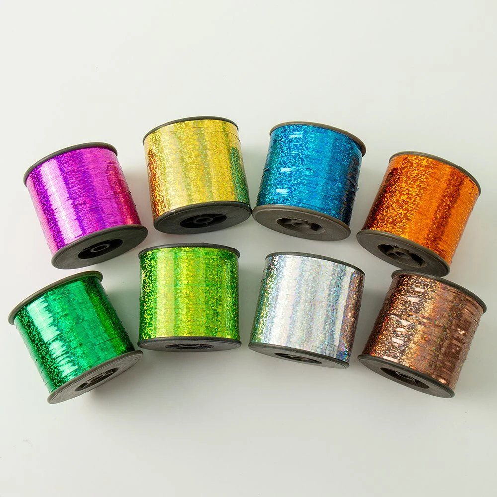 Wholesale/Supplier High quality/High cost performance  Lurex Polyester Laser Glitter M Type Metallic Thread Metallic Yarn for Knitting Factory Direct