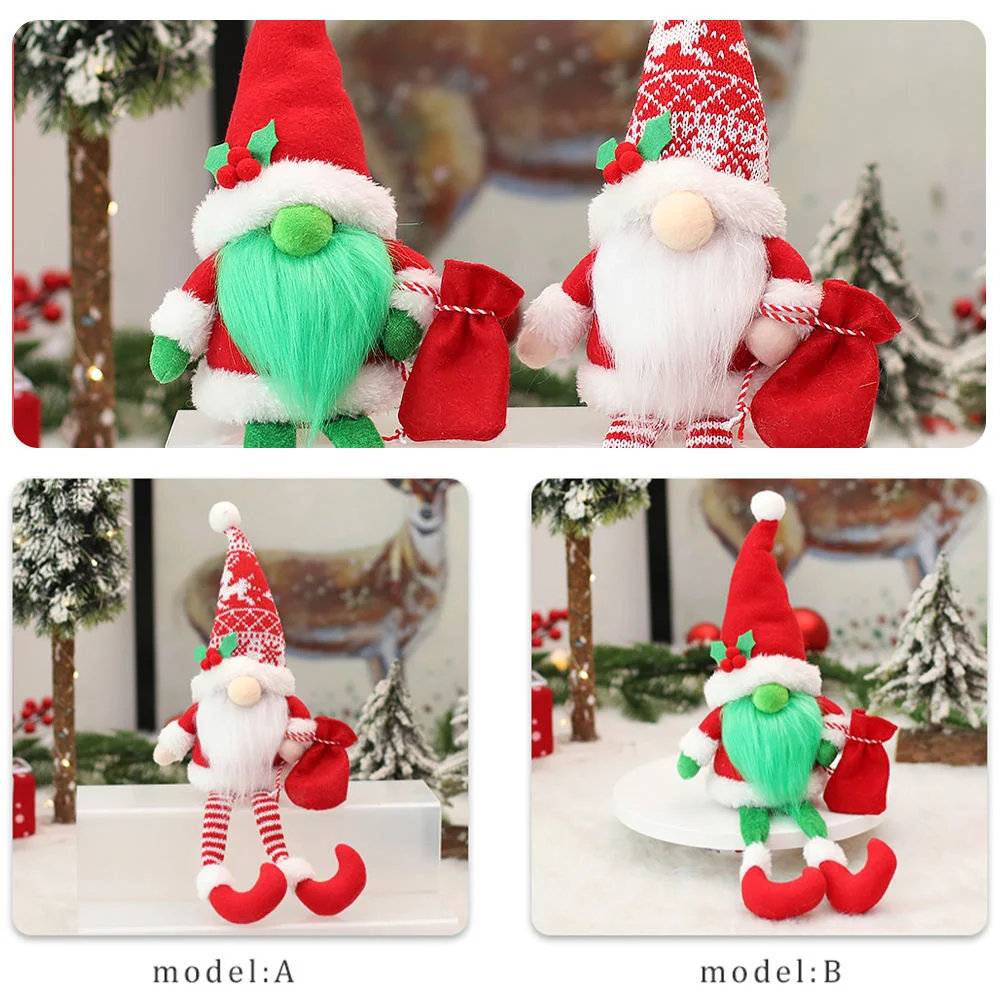 Weihnachten Puppe Ornamente Elf Tomte Navidad Dekor Gefüllte Plüsch