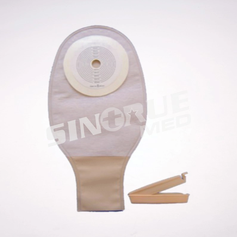 PVC Wholesale/Supplier Disposable Glue Pan Type Medical Ostomy Bag