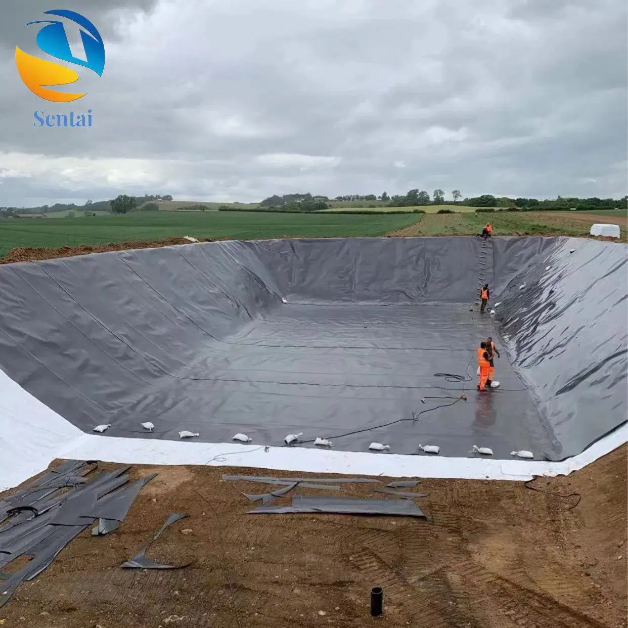 Waterproof HDPE Geomembrane for Golf Course Lake