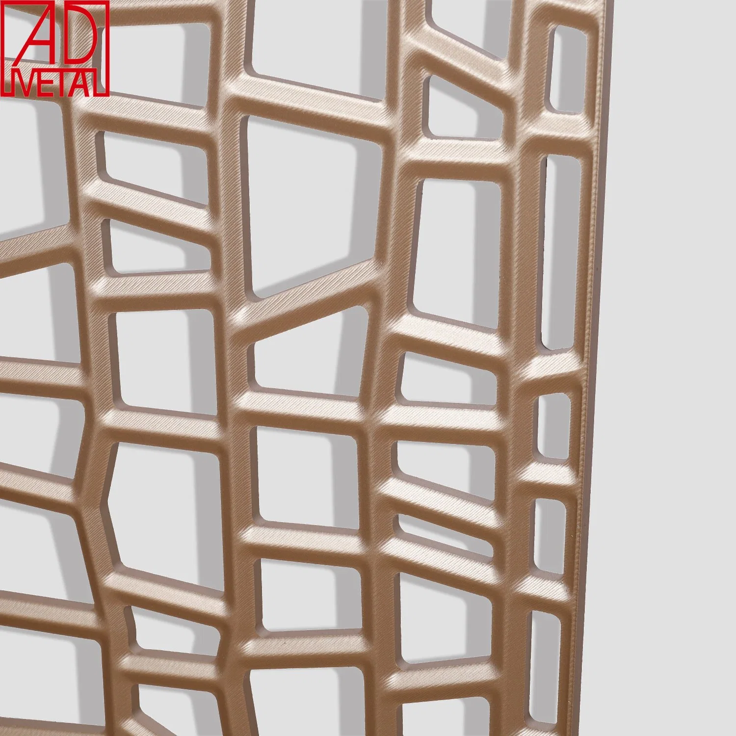 Lightweight 3D Pattern Aluminum Screen Panel Office Partition