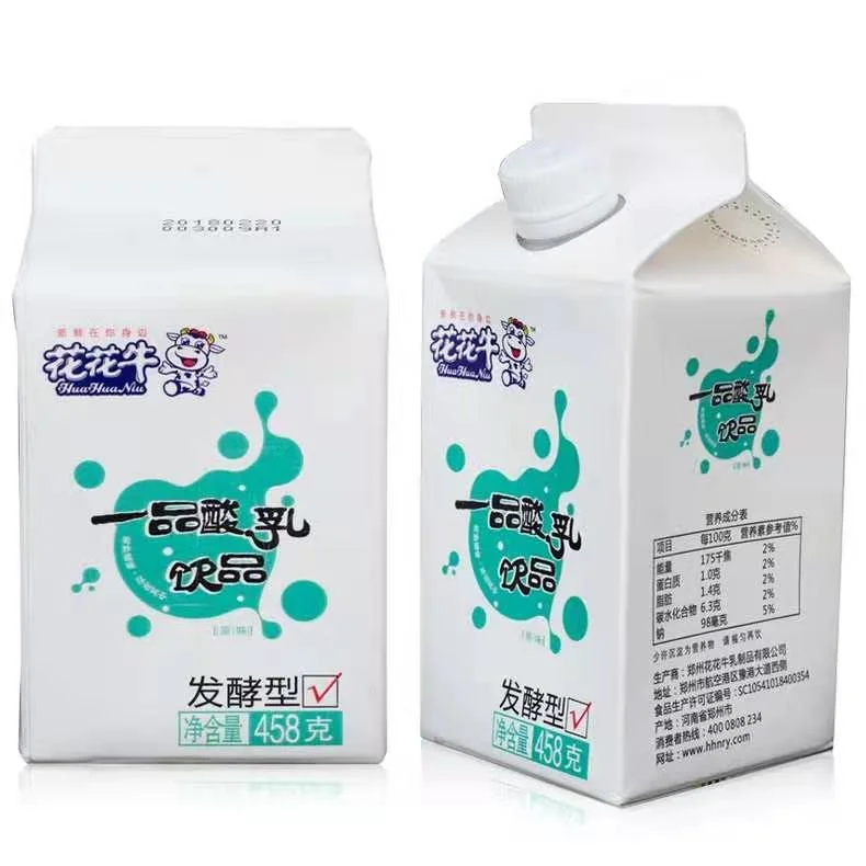 Gable Top Paper Packing Milk/Juice/Red Wine Cartons for Beverage Diary Filling