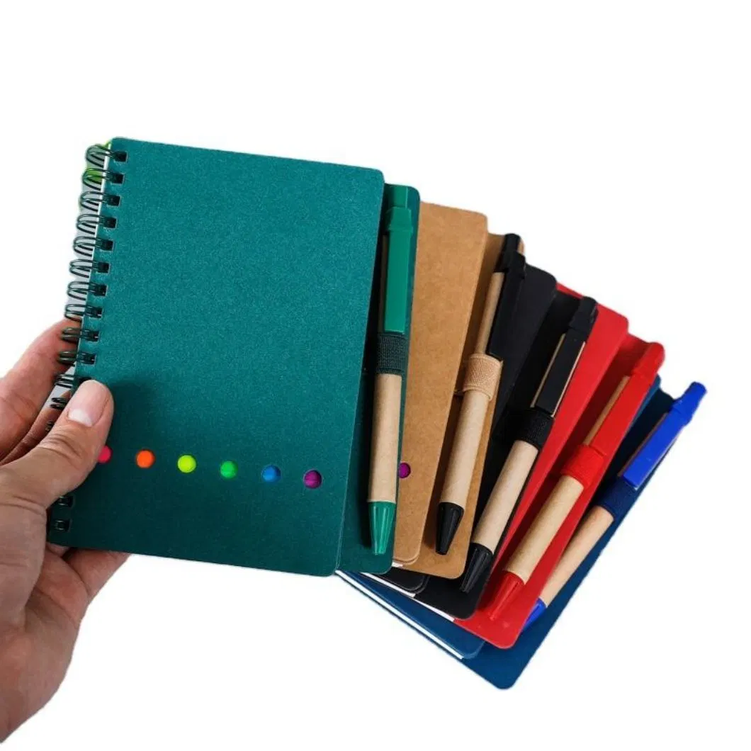 Wholesale/Supplier Spiral Notebook Personal Custom Logo Notebook Sticky Note Pen