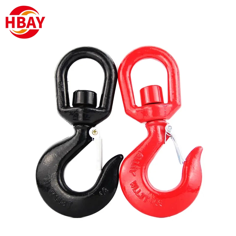 Heavy Duty Factory Price Us Type 322A/C Lifting Swivel Eye Hook with Latch