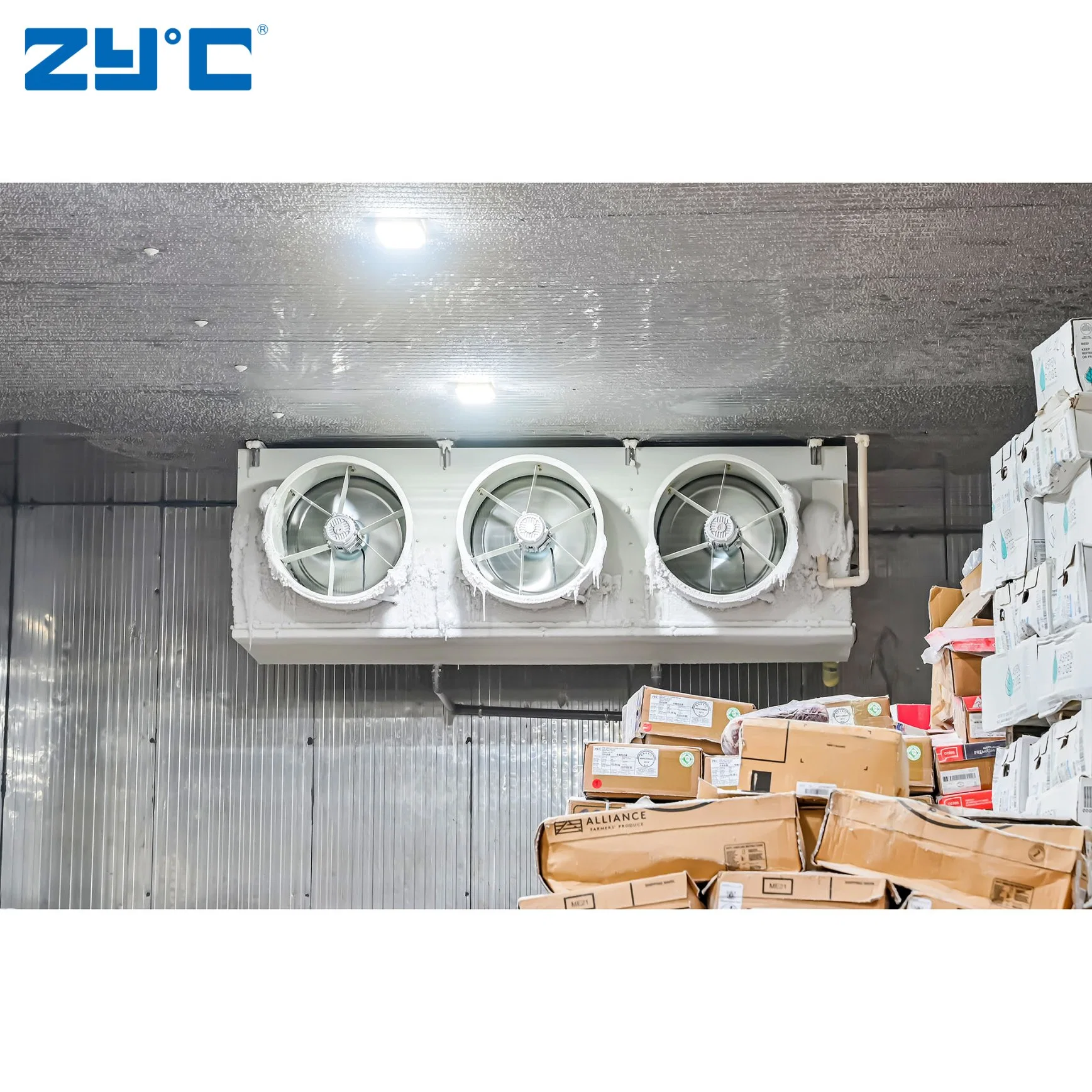 Zyc Factory Price High Efficiency Energy Ceiling-Mounted Industrial Evaporative Air Cooler Evaporator