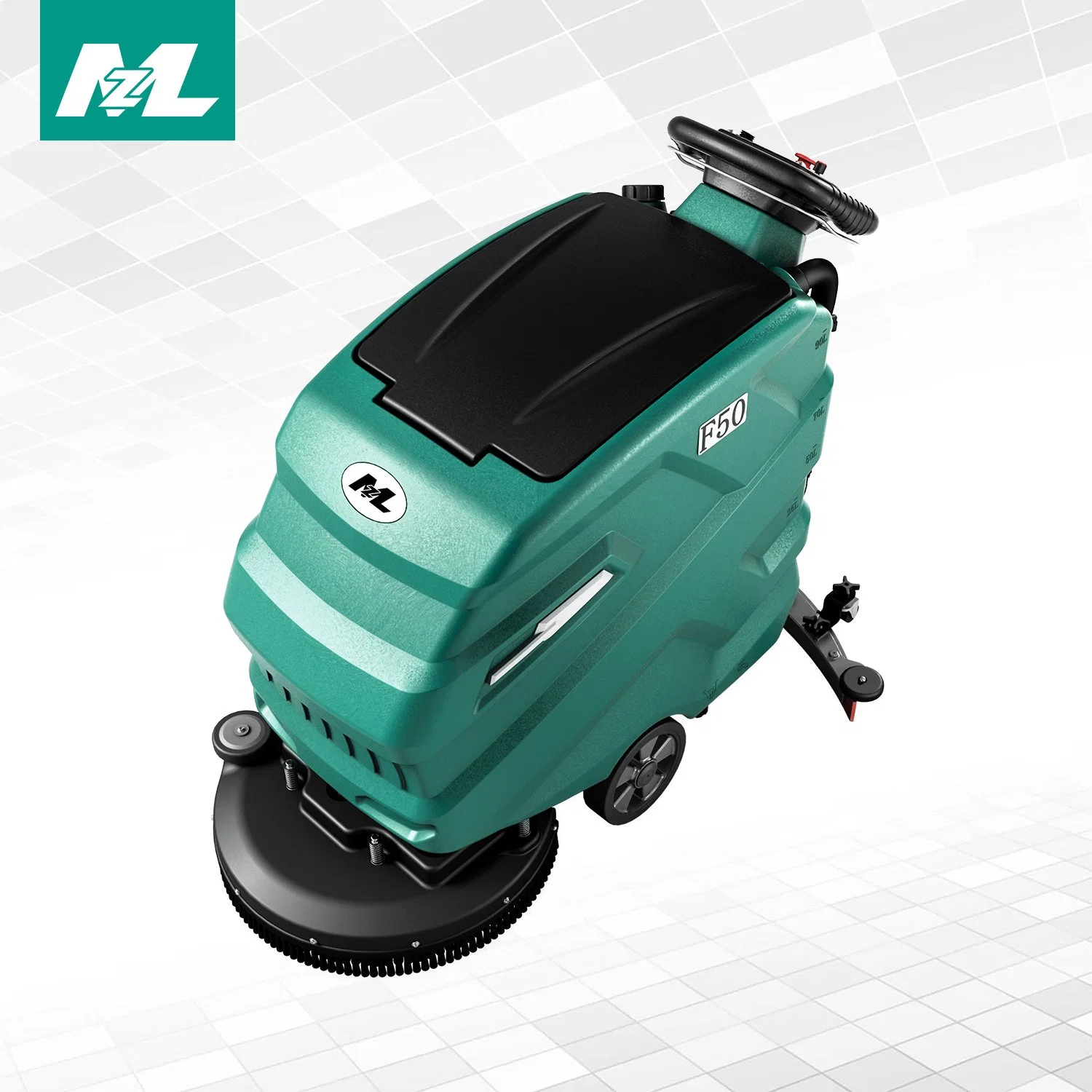 Automatic Floor Scrubber Walk-Behind Vacuum Cleaner High Working Efficiency