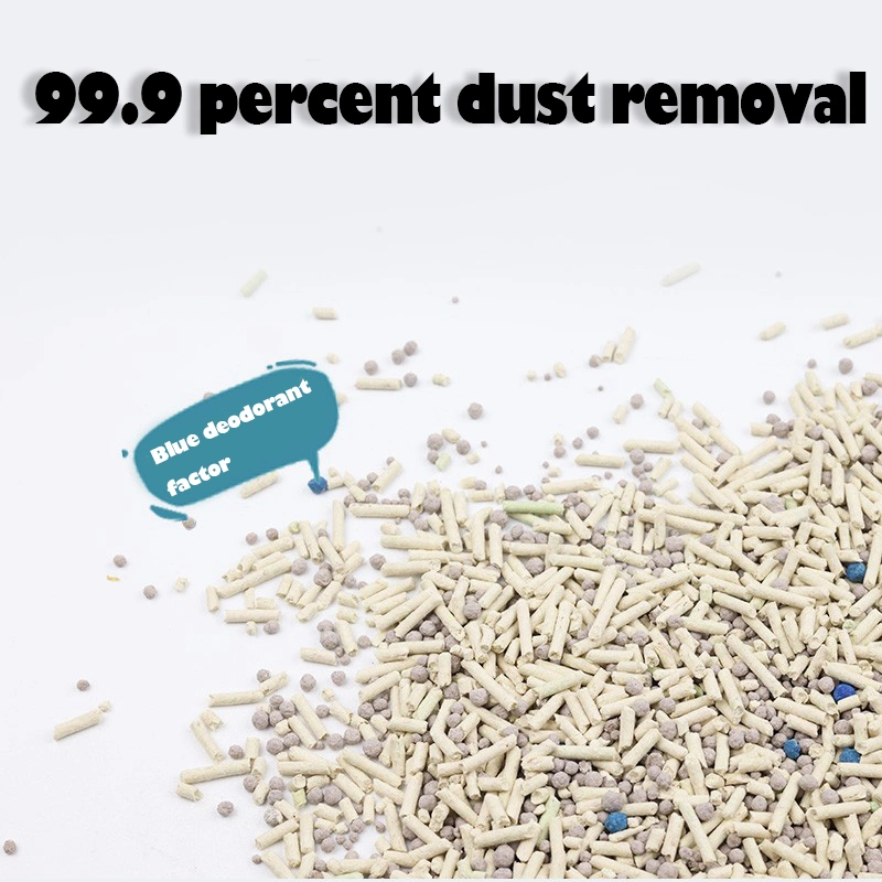 High quality/High cost performance  Dust Free Mix Cat Litter with Fast Clumping