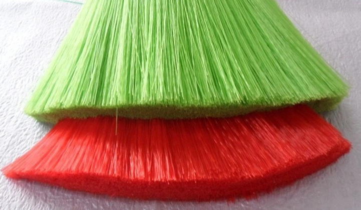 Supply of PVC Mixed Color Filament, Elasticity Fleece Bristles, Customized Corrugated Silk