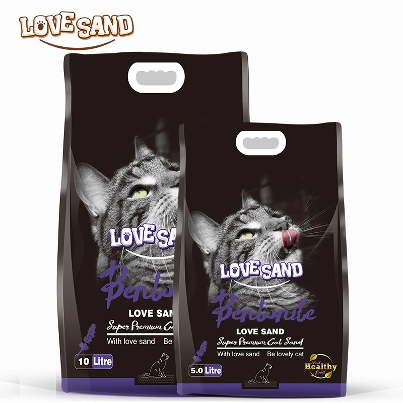 Love Sand Produce Rose Fragrance Bentonite Cat Litter Pet Product