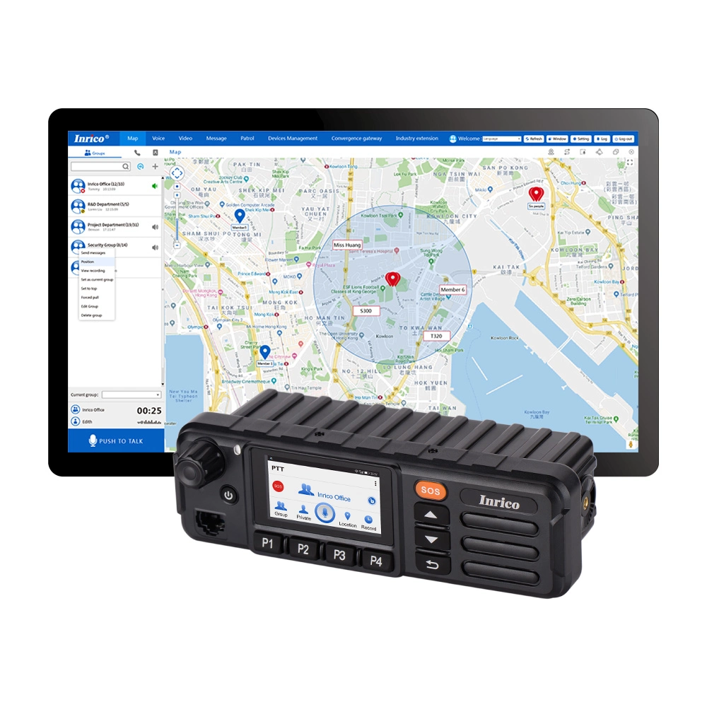 Inrico Professional Long Range Powerful Network Car Radio of 4G TM-7 Plus