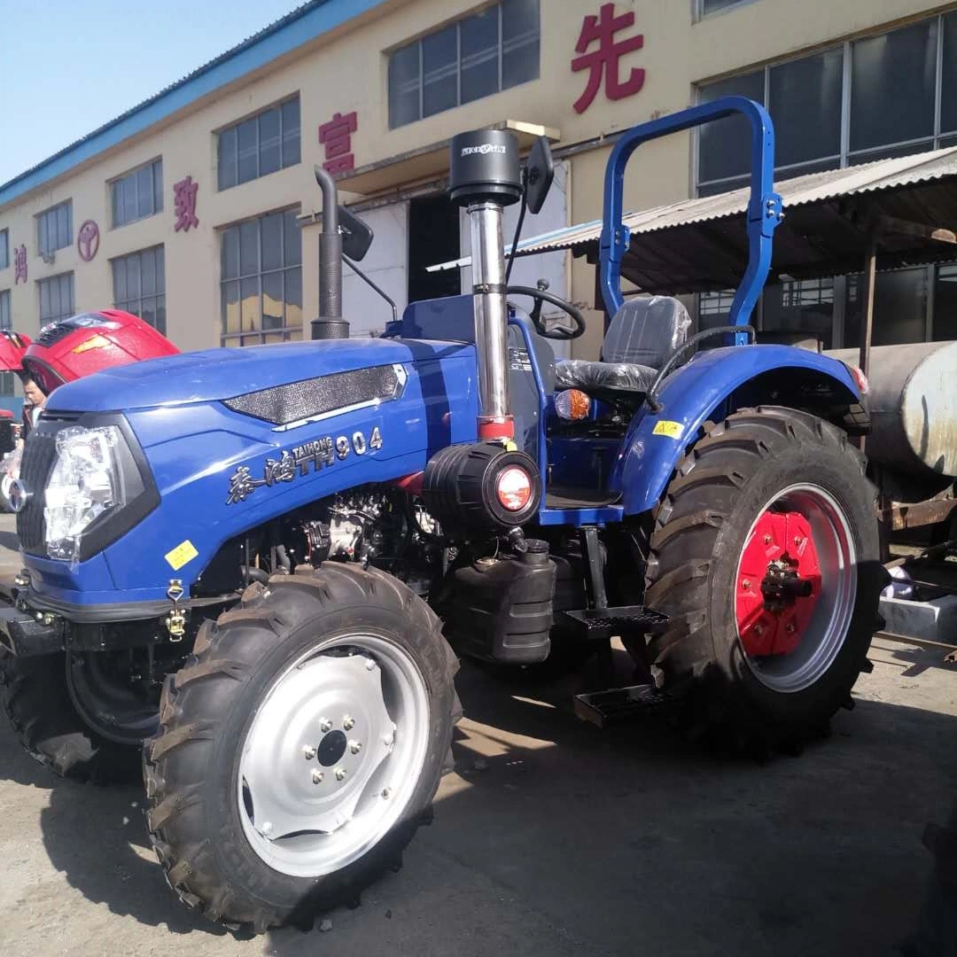 Agricultural Machinery Farm Tractor 90HP 4 Wd Tractor Matched with Loader /Back Hoe /Cultivator /Power Tiller