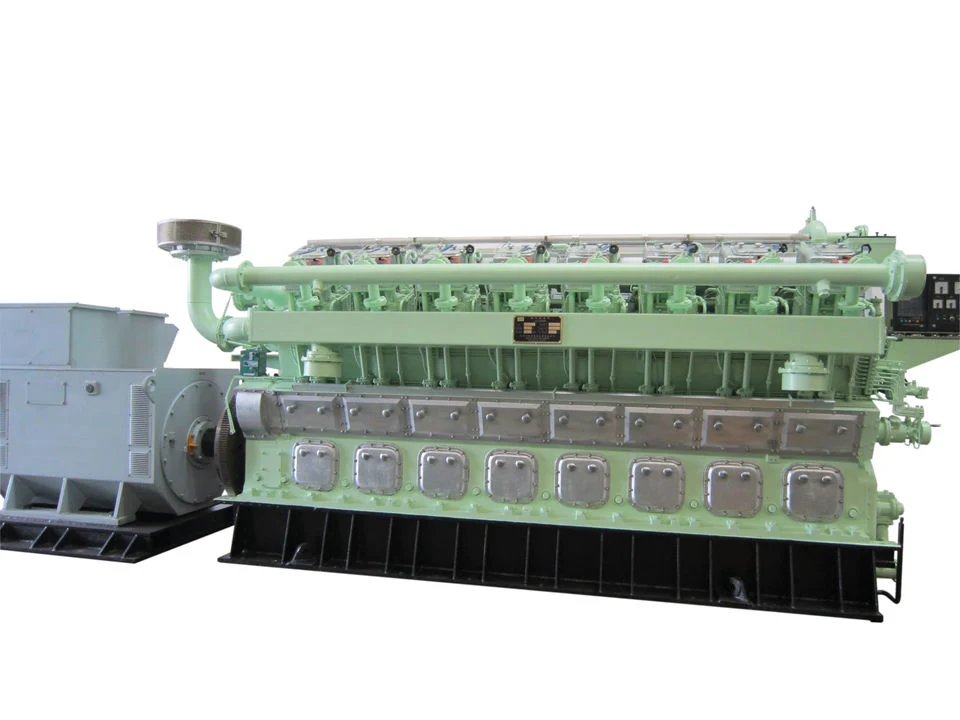 300 Series 800kw Low Speed Wood Gas Generator Set High Efficiency