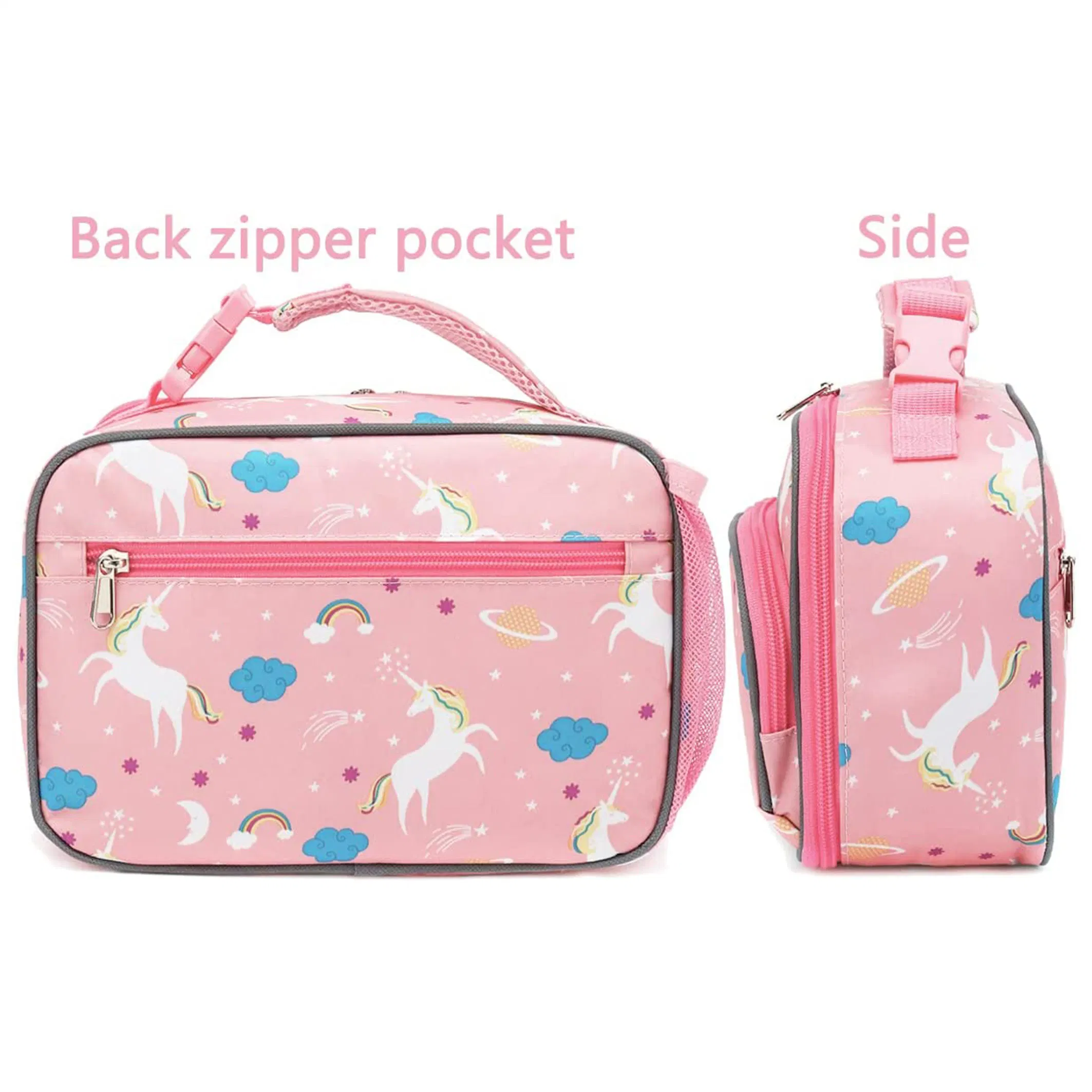 Kids Lunch Box Insulated Soft Mini Cooler Bag Back to School Thermal Meal Tote