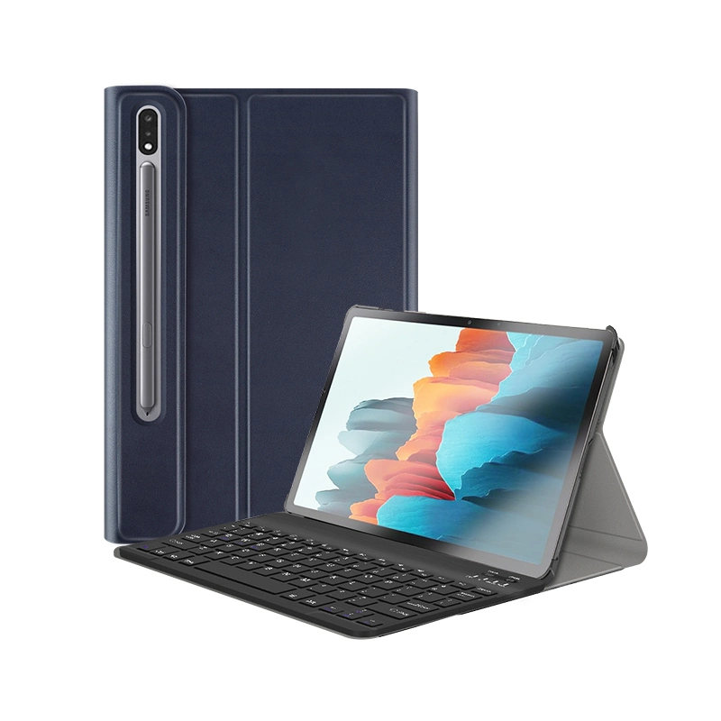 Funda para teclado Bluetooth para Samsung Galaxy Tab S7 Tablet Leather Caso 2020 11inch T875 T870 2020 Fabricación