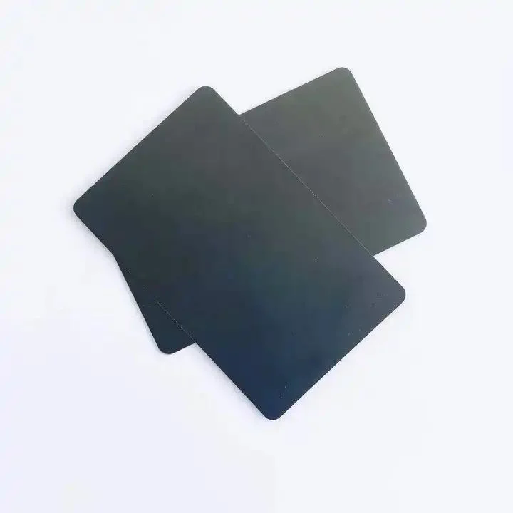 2023 Popular Color Black Blank PVC Card for Business/Gift/Access Control Card