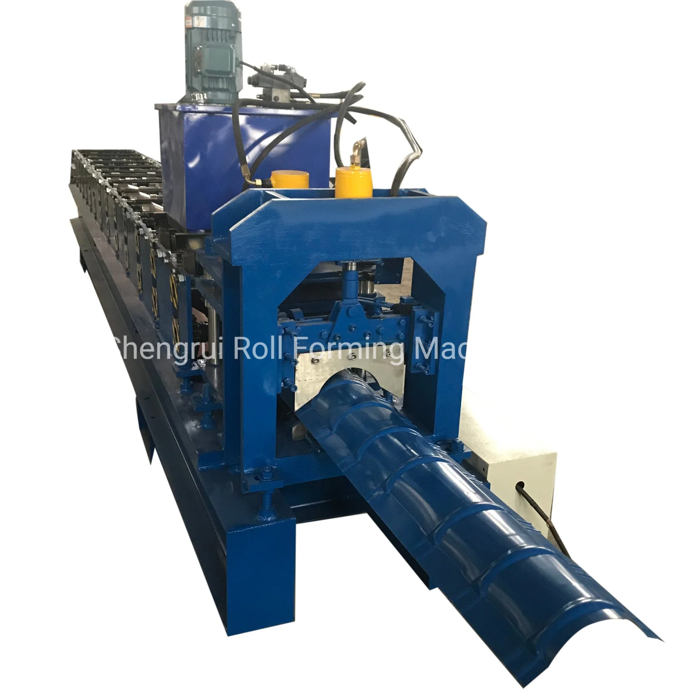 PPGI High Speed Prepainted Steel Roof Tile Ridge Cap Roll Forming Machine