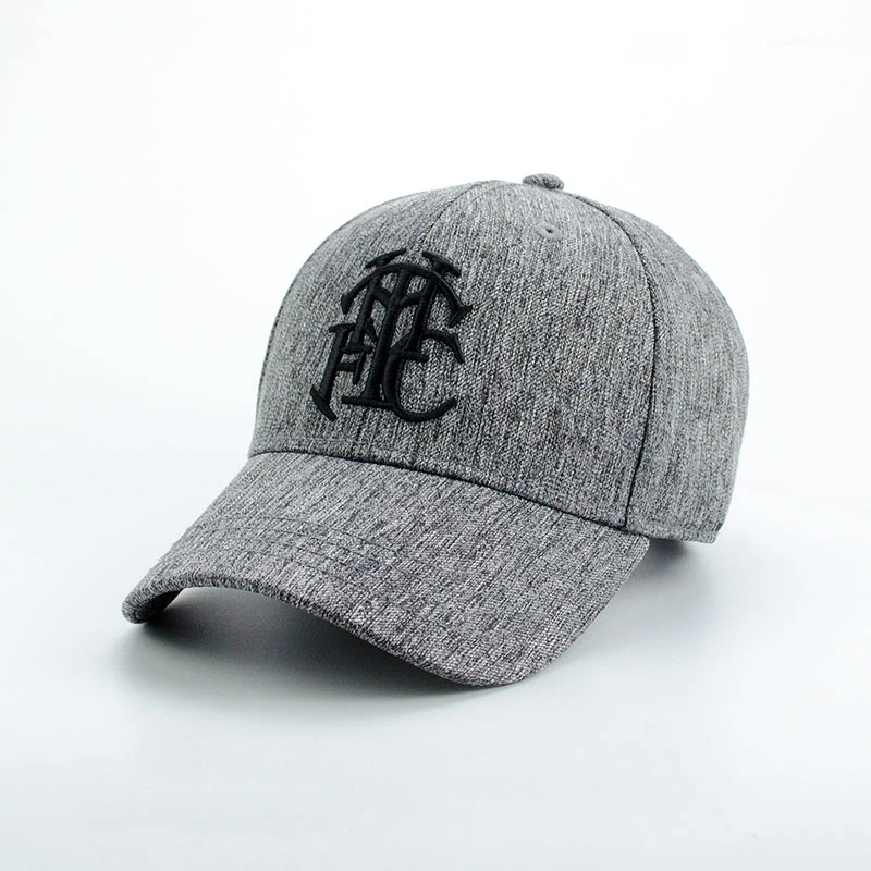 100% Acryl Baseball Cap mit 3D Stickerei Warm Fashion Sport Mütze für den Winter