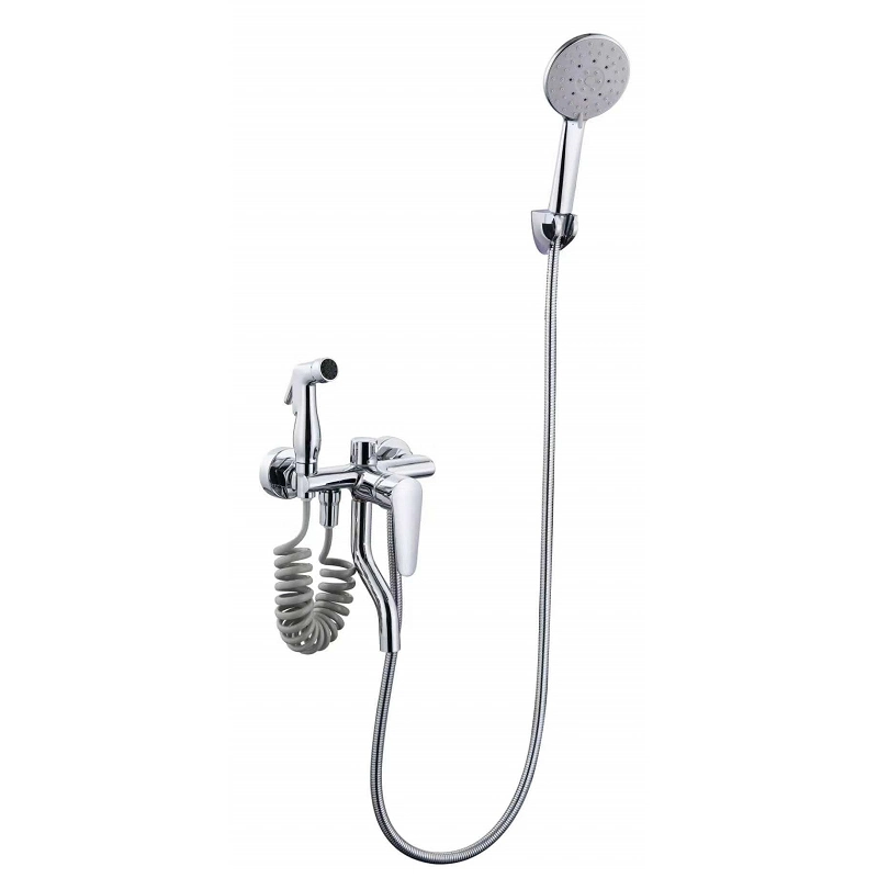 Simple Shower Set with Bidet Sprayer Bathroom Copper Multi Functional Hand Shower