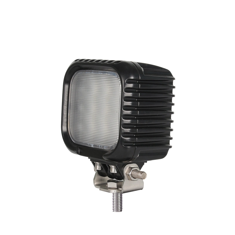 Lámpara de trabajo LED resistente al agua IP68 45W 4inch Square 10-30V Flood Para coche 4X4 todoterreno todoterreno Offroad