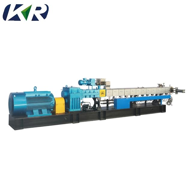 Plastic Pelletizing Hot Cutting Extruder Waste Plastic Granulating Machine