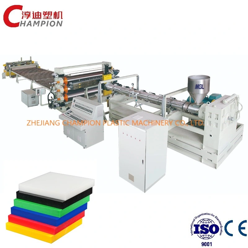 Champion PP PE ABS Thick Board Plate Sheet Extrusion Making Machine Plastic Extruder Extruding Production Line