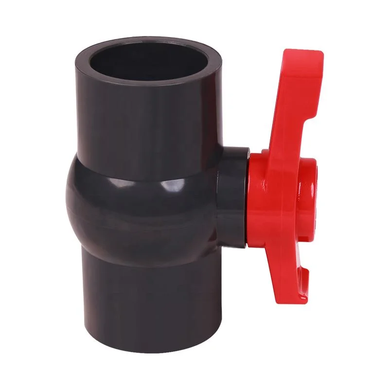 Pntek 4 Inch Compact Black Ball Valve with Ship Handle