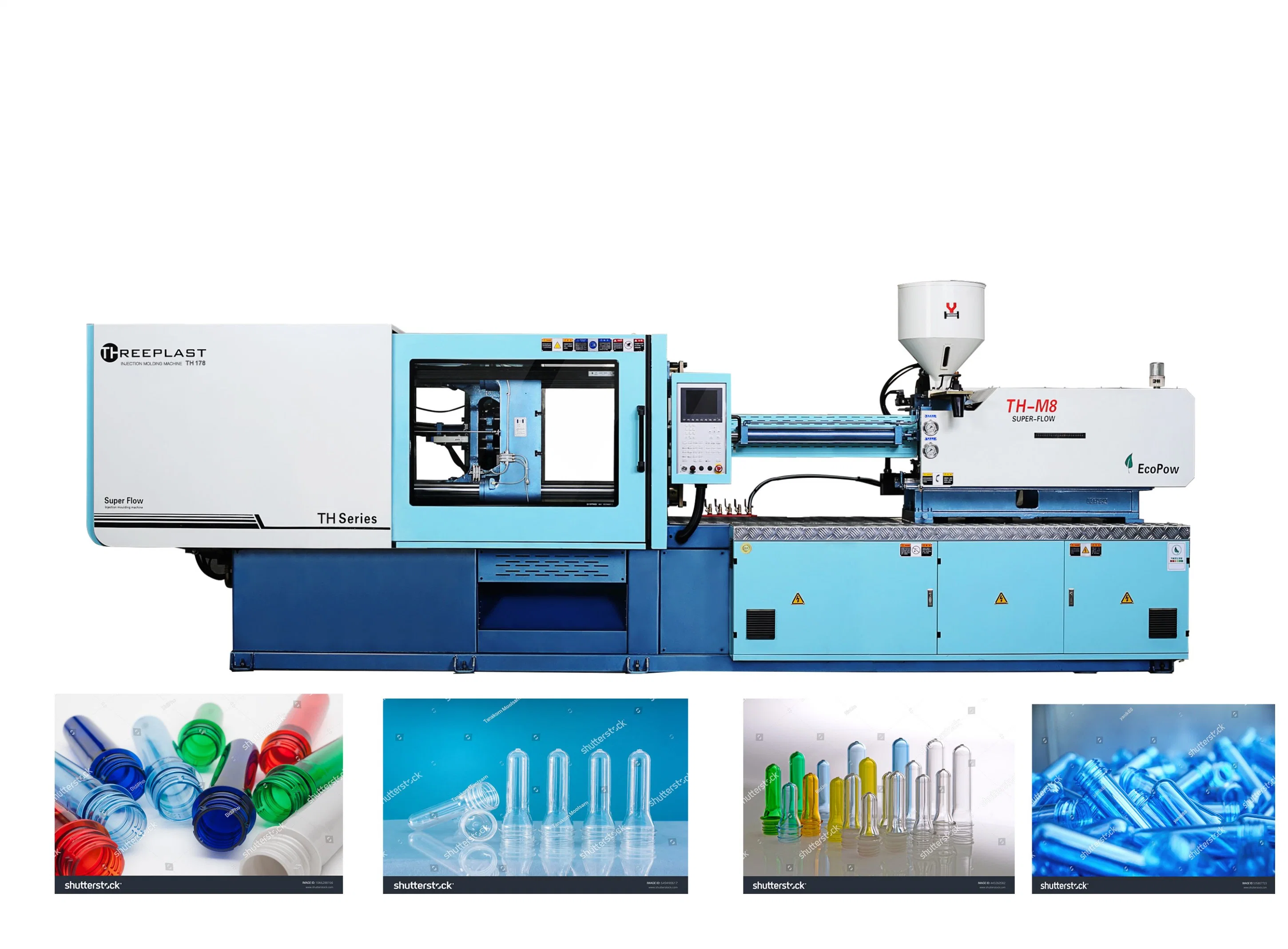 Servo Energy Saving Plastic Cap / Pet Preform Injection Moulding Machine Factory