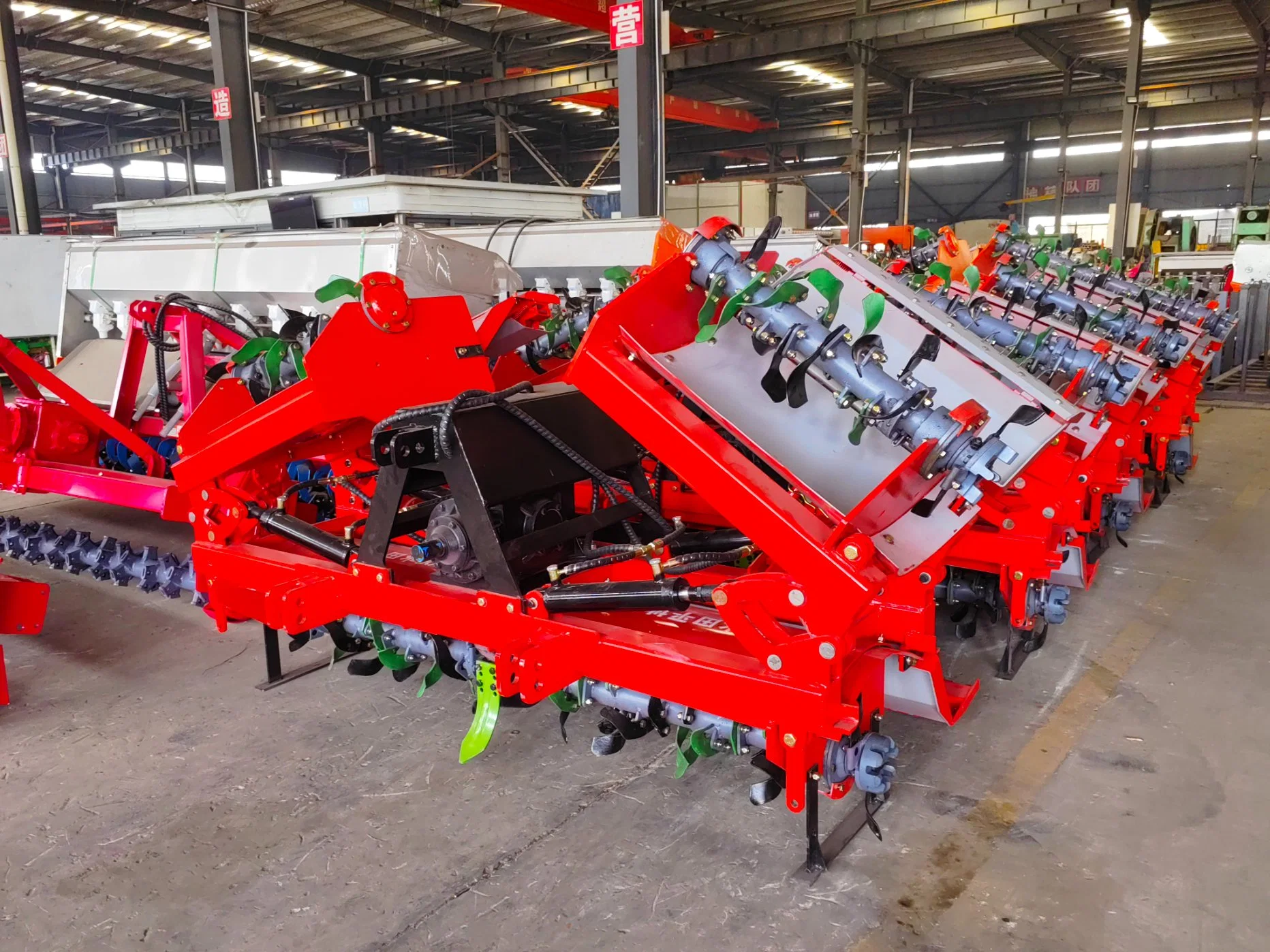 Foldable Super Large Super Powerful Rotary Tiller.