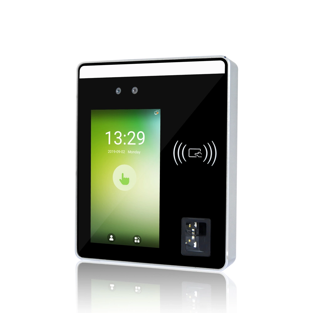 5 Inch Touch Screen Facial Recognition Terminal with Fingerprint Reader