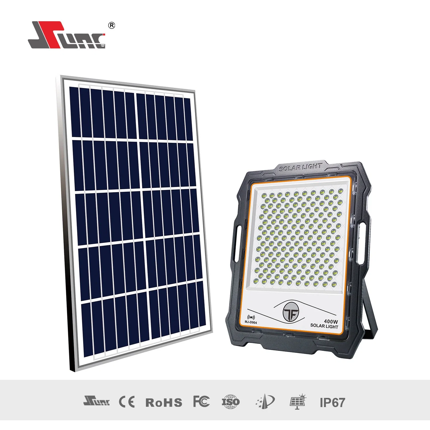 300 Square Meters Solar Park Security Lighting 400W