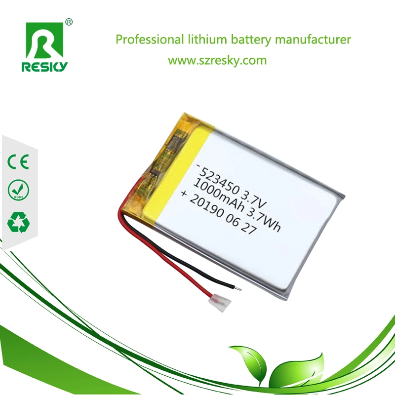 Polymer Lithium Batteries 703048 2s 7.4V 1000mAh for GPS