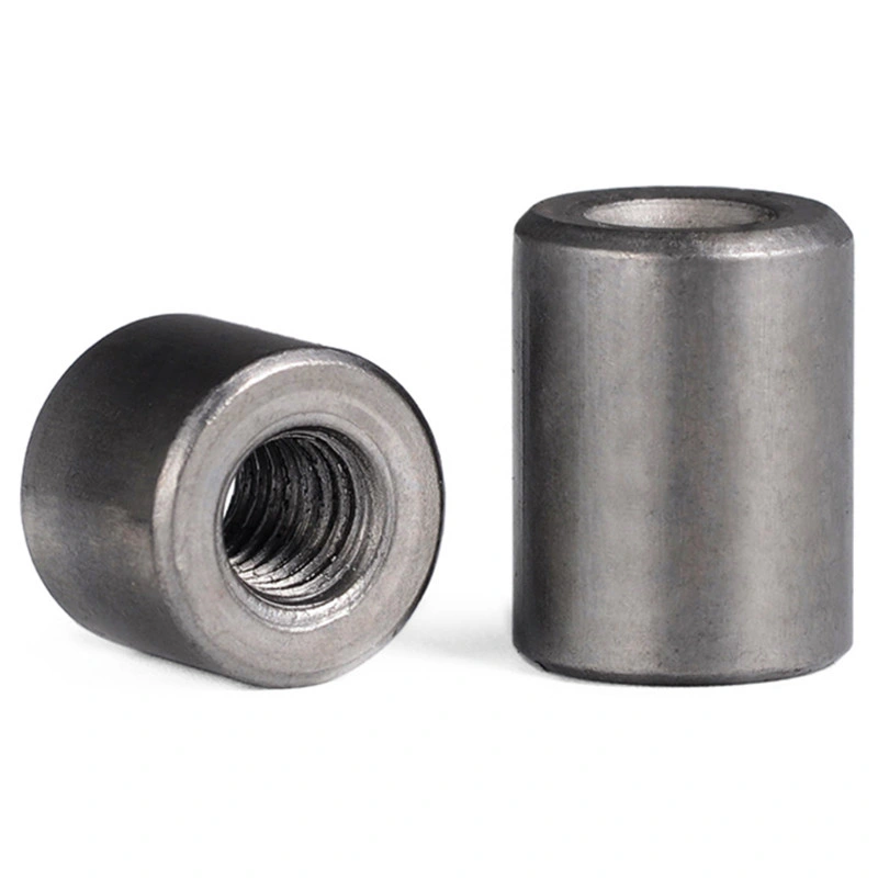 Factory Customize Zinc Nuts Hardware Fasteners Round Coupling Nut