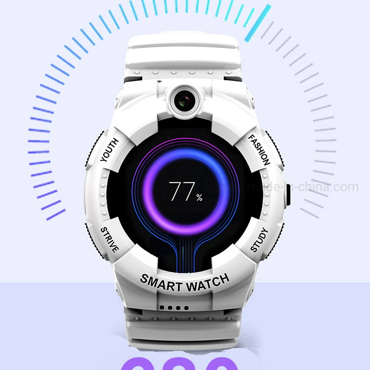 China Fabrik Qualität IP67 Wasserdicht 4G Videoanruf Rundschirm Sicherheit Smart GPS Tracker Uhr für Kinder mit SOS Notfall Rufen Sie D48P an