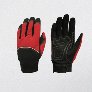 Microfiber Palm Reinforced Thumb Mechanic Work Gloves-