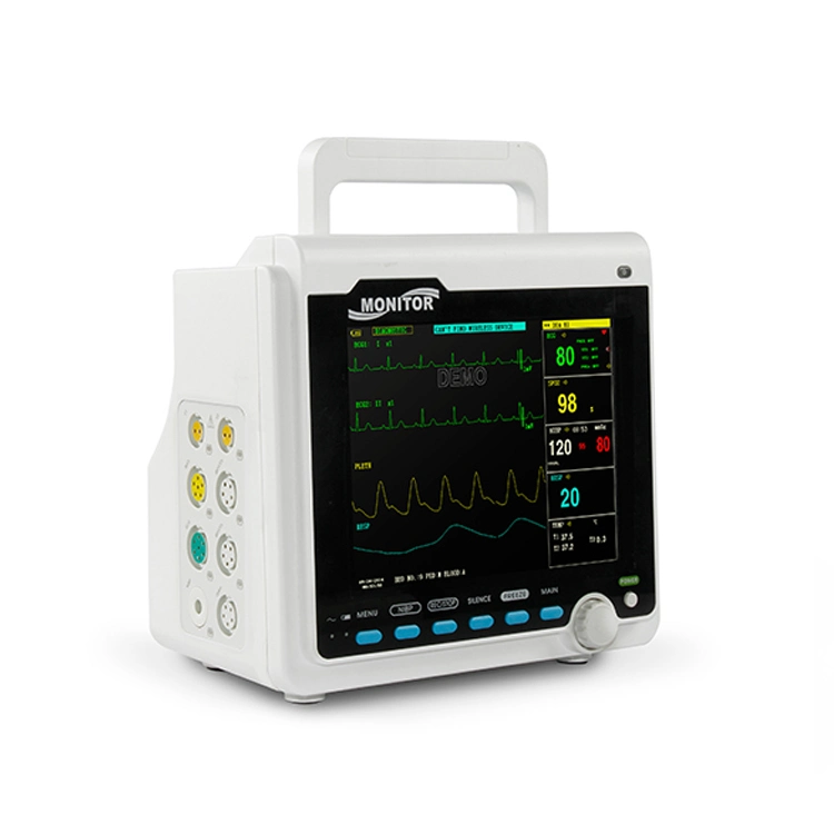 Contec Cms6000 ECG SpO2 NIBP Resp Tem ICU Patient Multi-Parameter Monitor