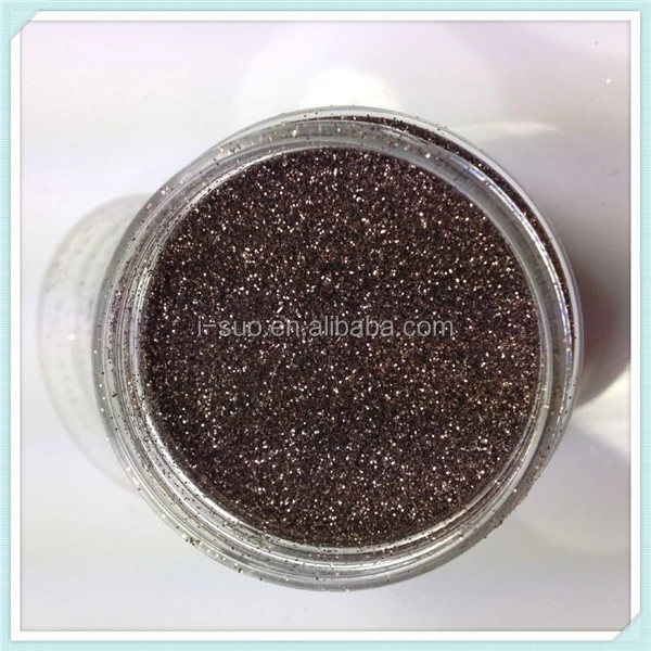 Poudre de paillettes marron pour le ravin pour l'impression d'encre sur écran