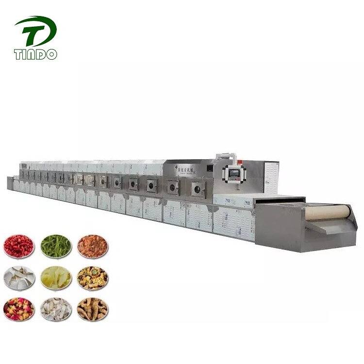 Microwave Drying Sterilizing Curing Machine for Grain Millet Mung Beans Buckwheat Red Beans