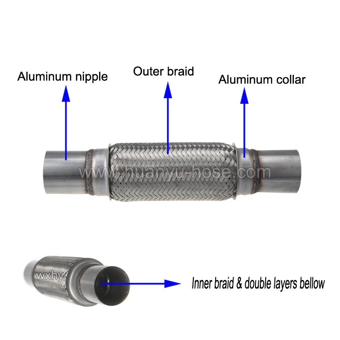 Nipple Exhaust Flexible Pipe