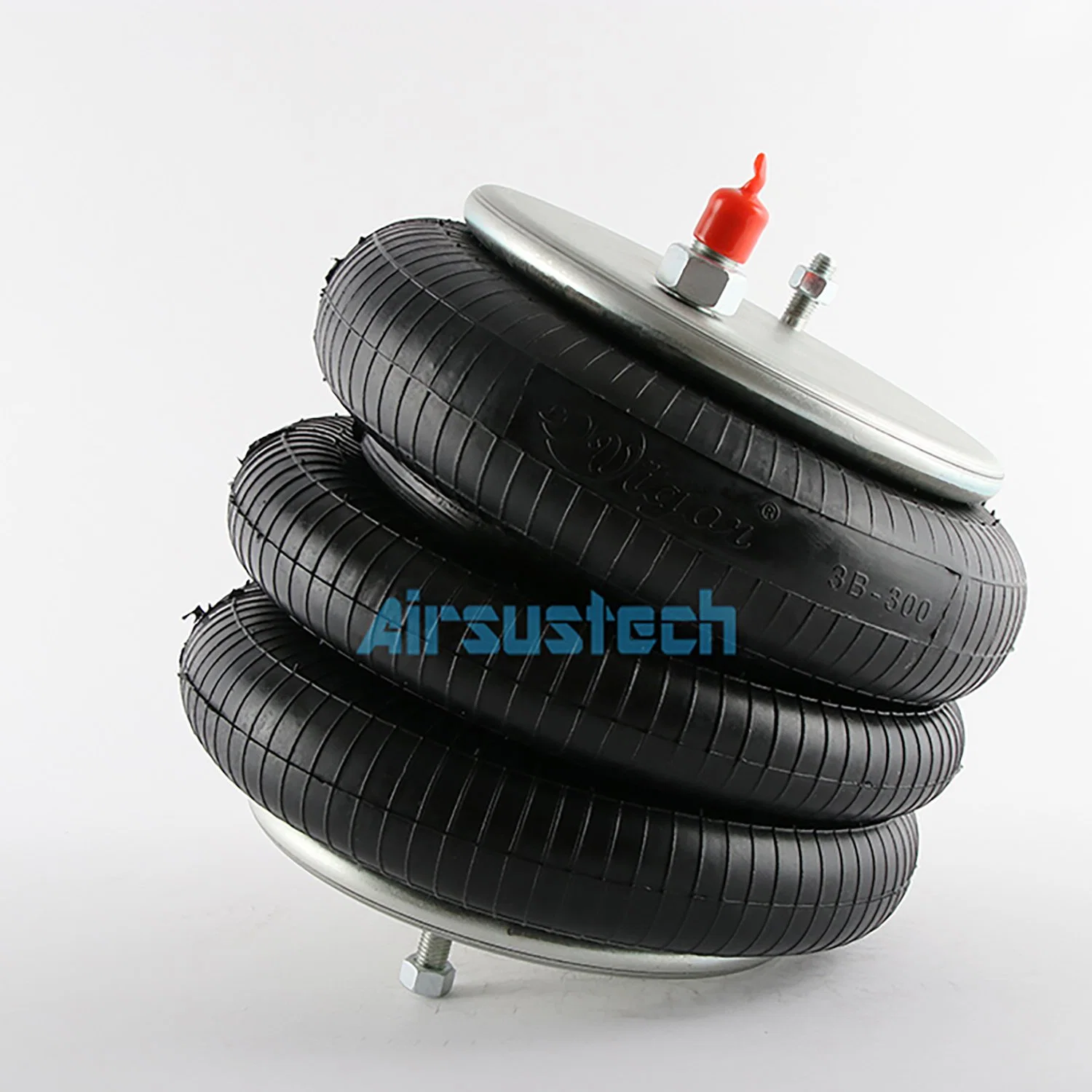 Triple Convoluted Rubber Air Spring Shocks with 231mm Plate Diameter