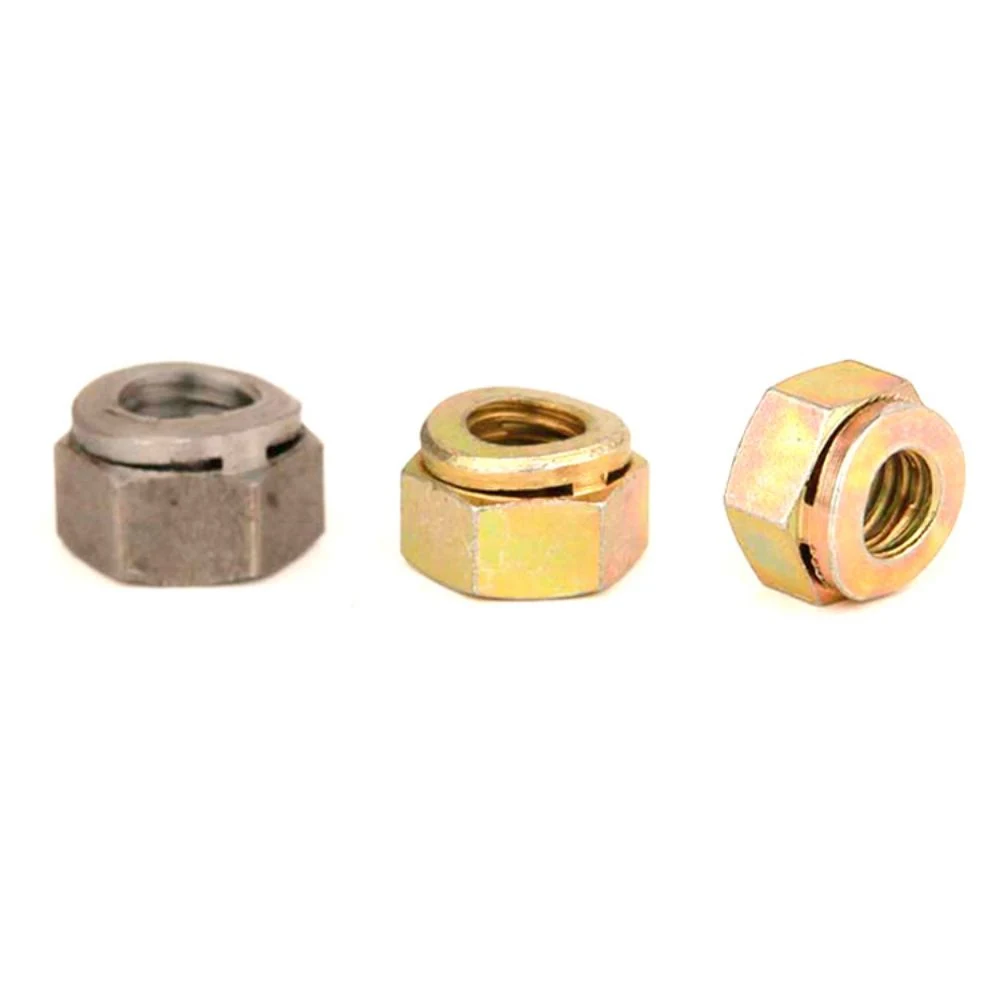 Custom Zinc Plated Steel Unf Hex Self-Locking Turret Philidas Nut