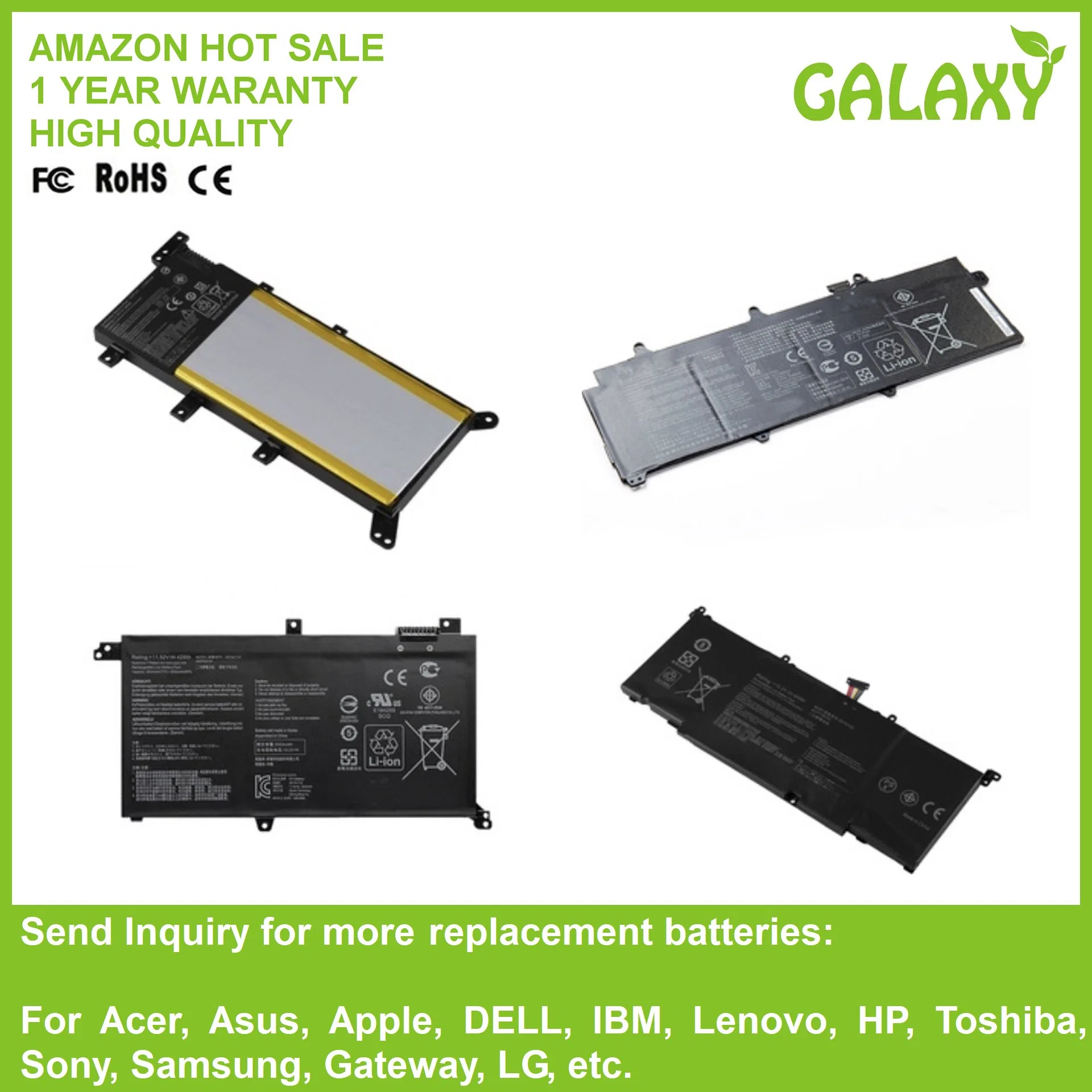Replacement Batteries for Asus A450e47jf-SL A450j A450jf D451V Laptop Battery High quality/High cost performance 