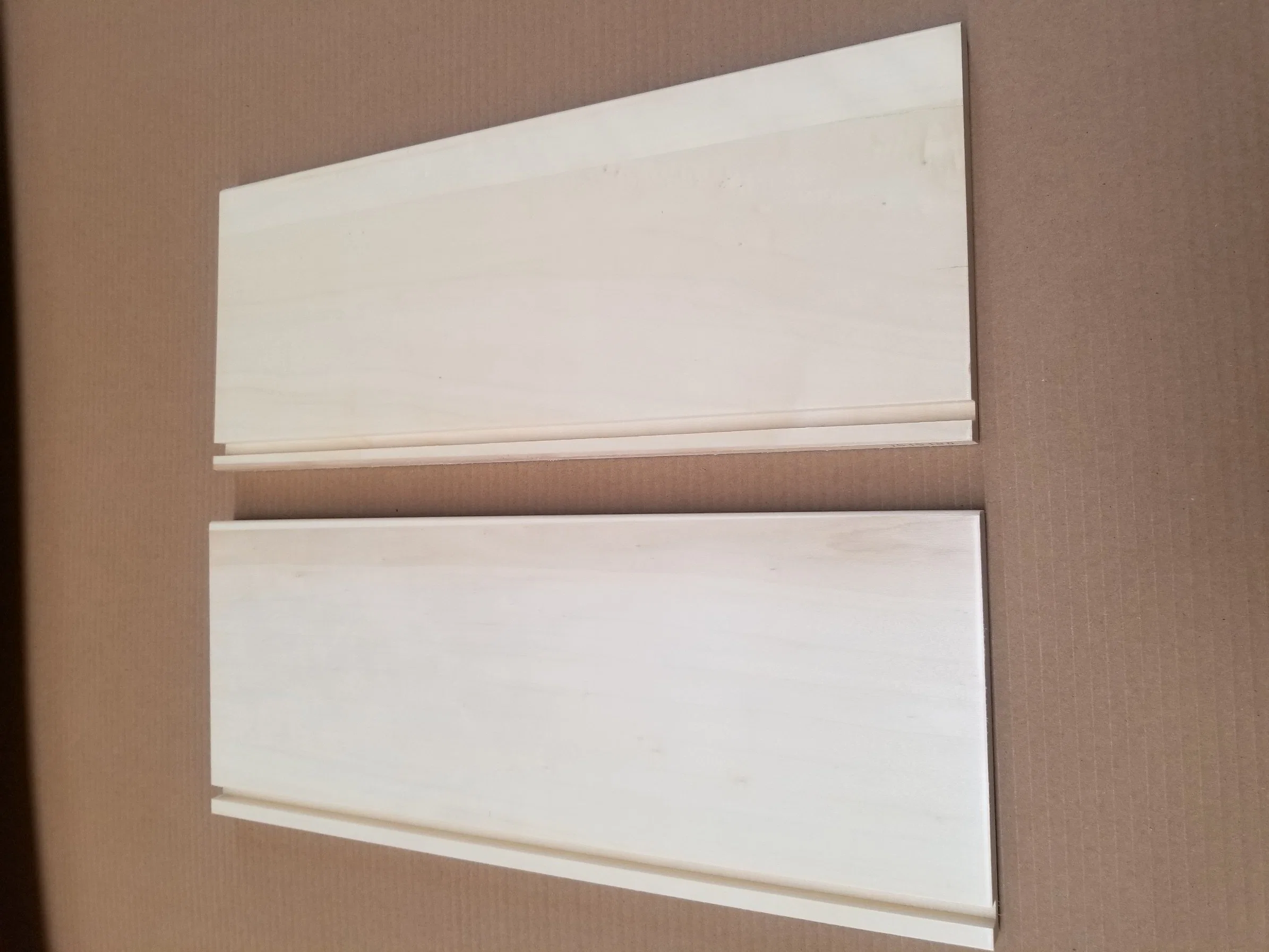 Qingfa Solid Wood Panel Furniture Part Slotted Wood Panel Dovetail Groove Drawer Side Board