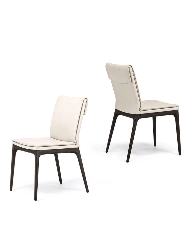 Modern Simple Leisure Dining Chair High Back Chair Designers Customize Furniture