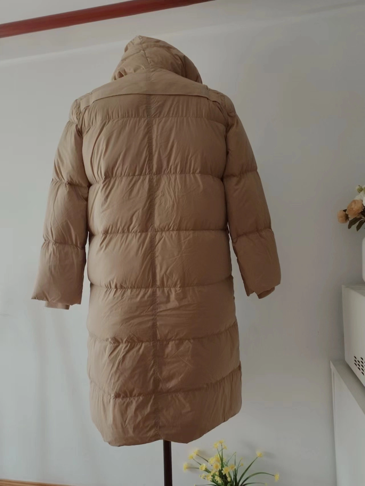 Frauen Daunenjacke Lange Mode Mantel Winter Warm Outdoor