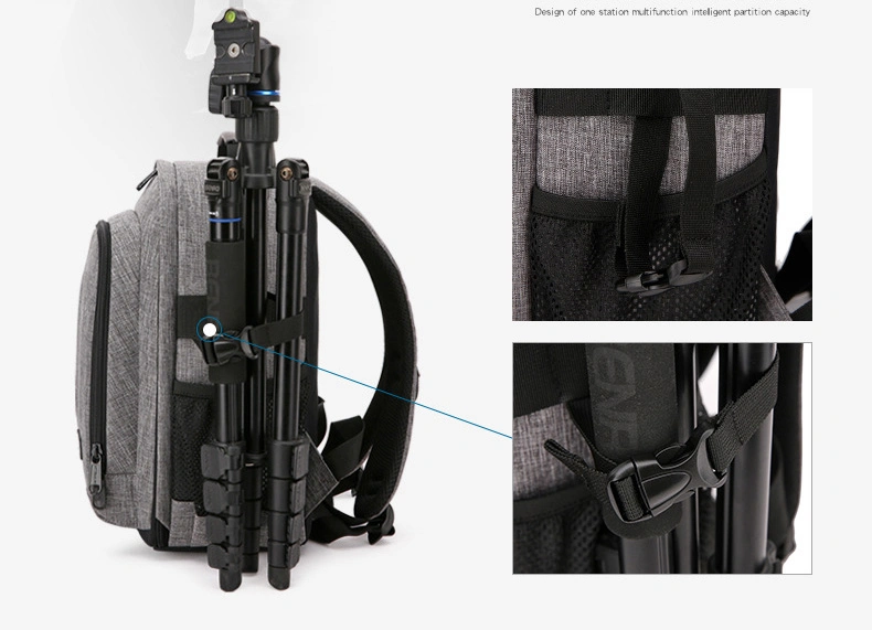 Resistente al agua de la moda Digital Single Lens Reflex DSLR, cámara de vídeo Vehículos Aéreos No Tripulados Uav caso Pack Mochila Bolsa (CY5928)