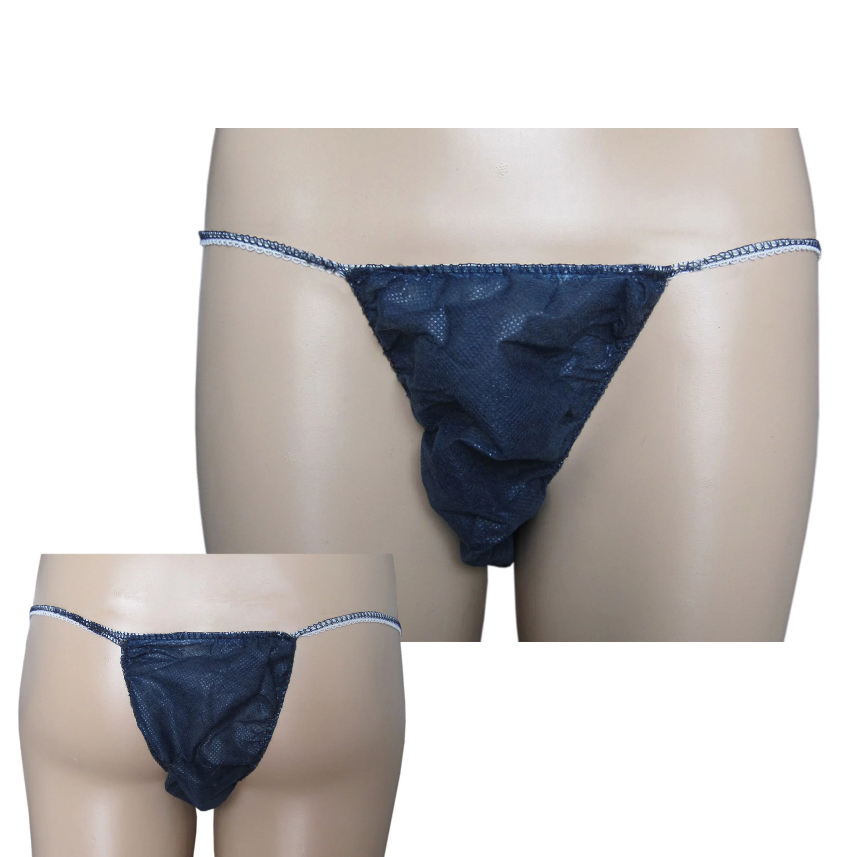 Hot Sale Disposable Thong Panties, Nonwoven Disposable Absorbent Panties for Salon Hospital