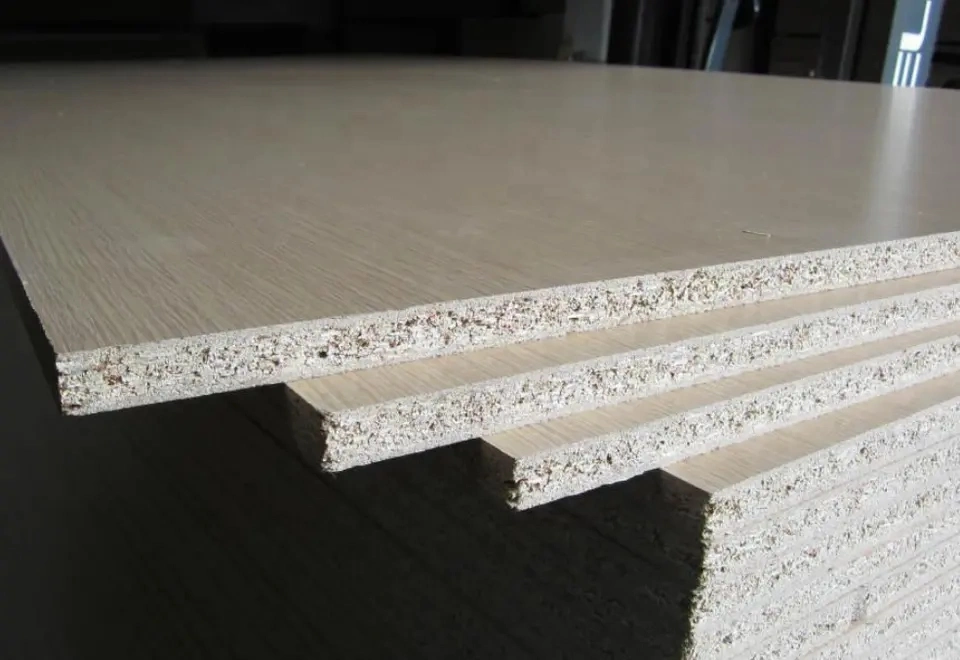 7mm Melamine Veneer Faced Plywood / Particle Chipboard / MDF Board